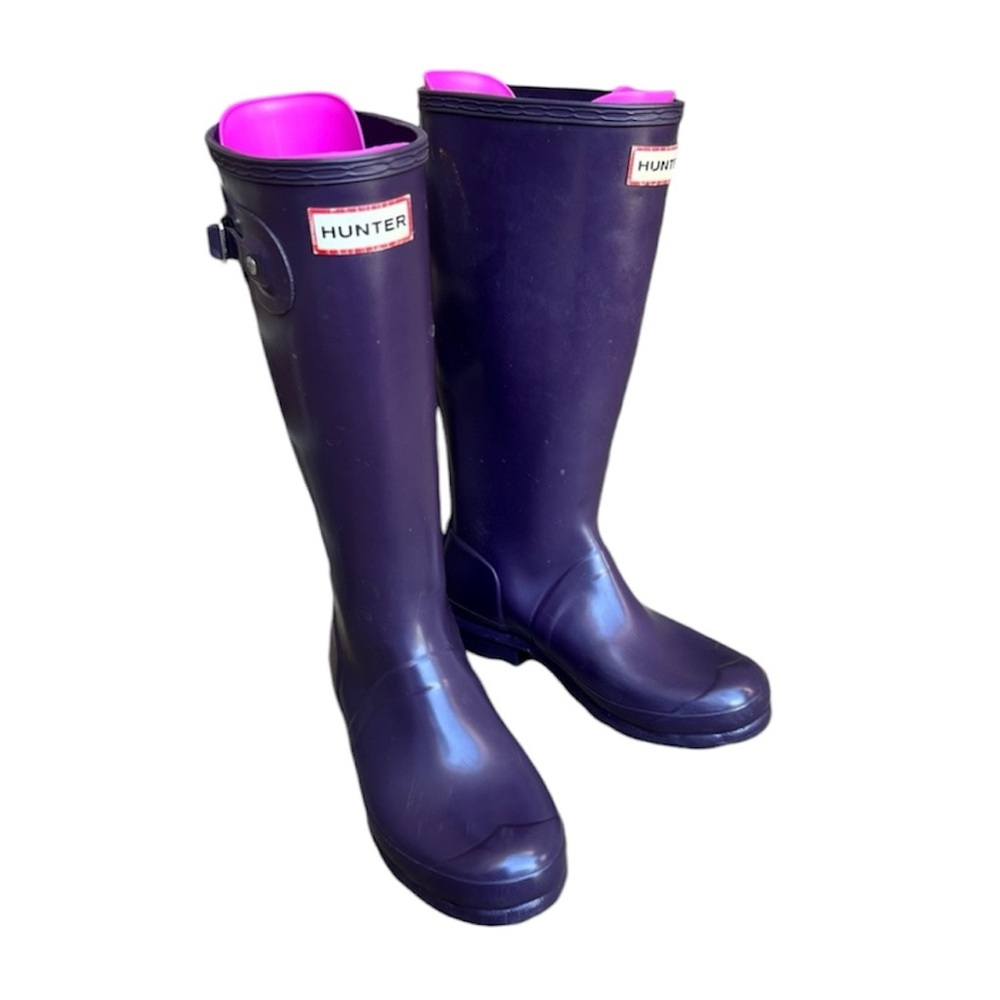 Hunter Kids Purple Rain Boots